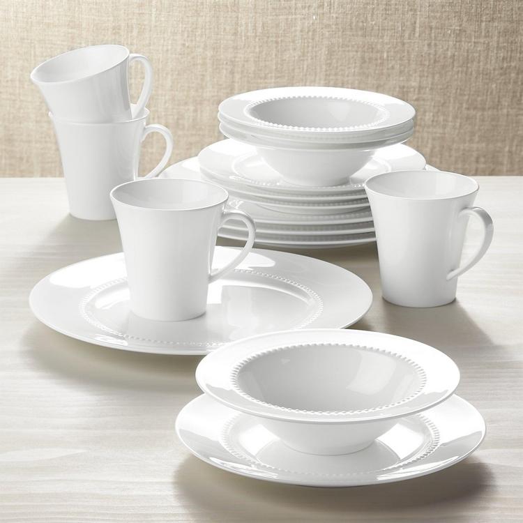 White Coffee Cup and Saucer + Reviews | Crate & Barrel