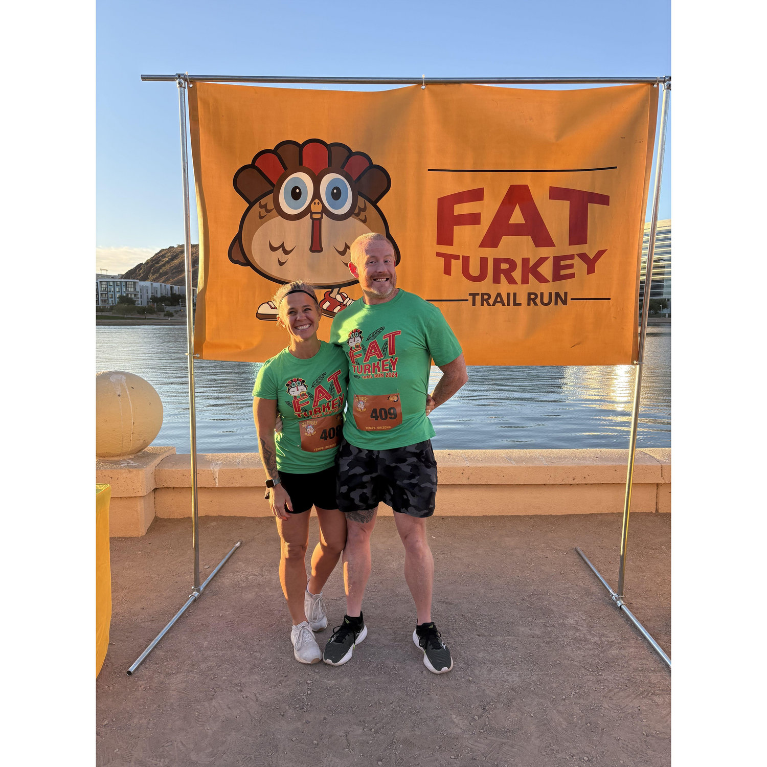 Thanksgiving 2024 in Arizona - we found ourselves the Fat Turkey Trail Run!