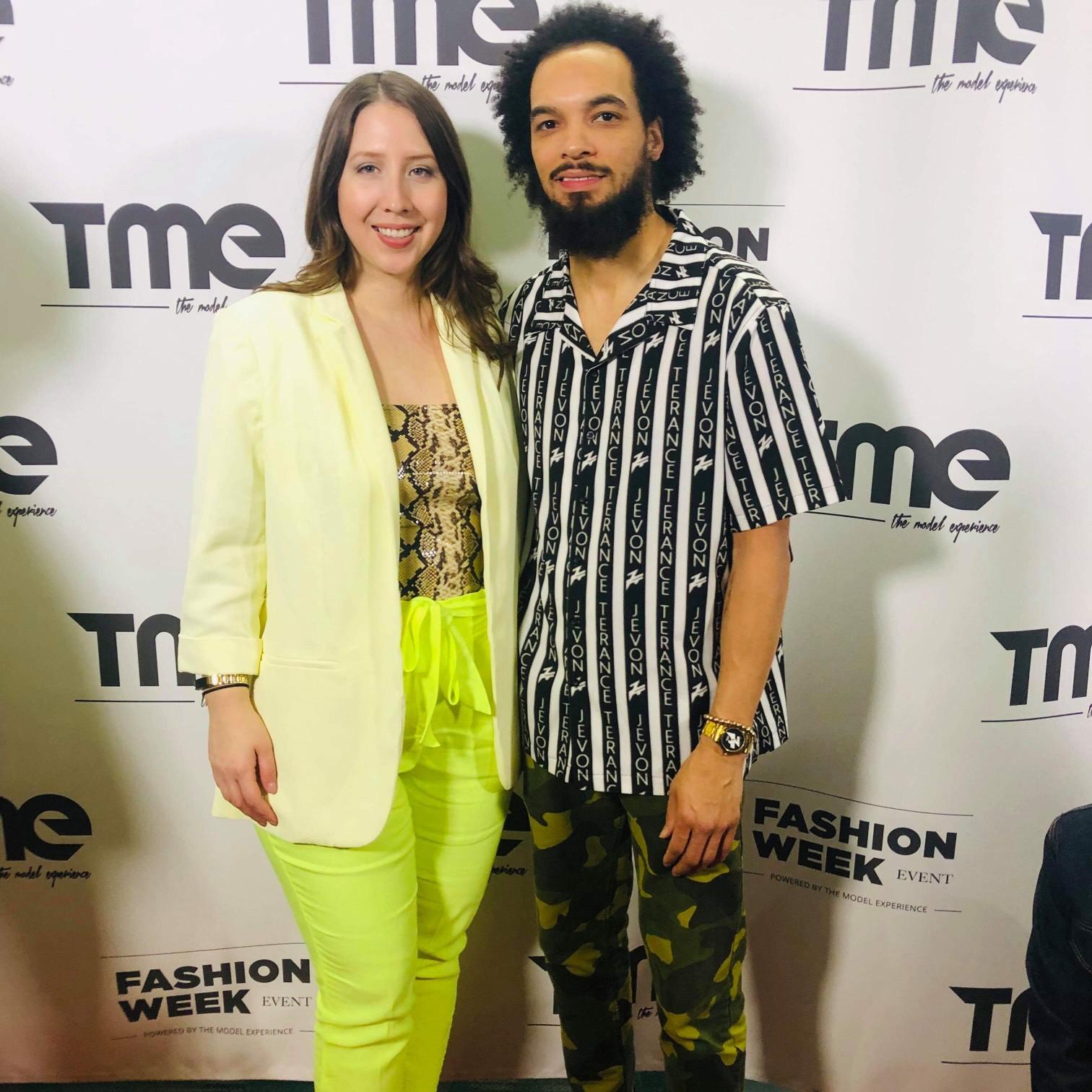 In LA at Aaron's Fashion show!