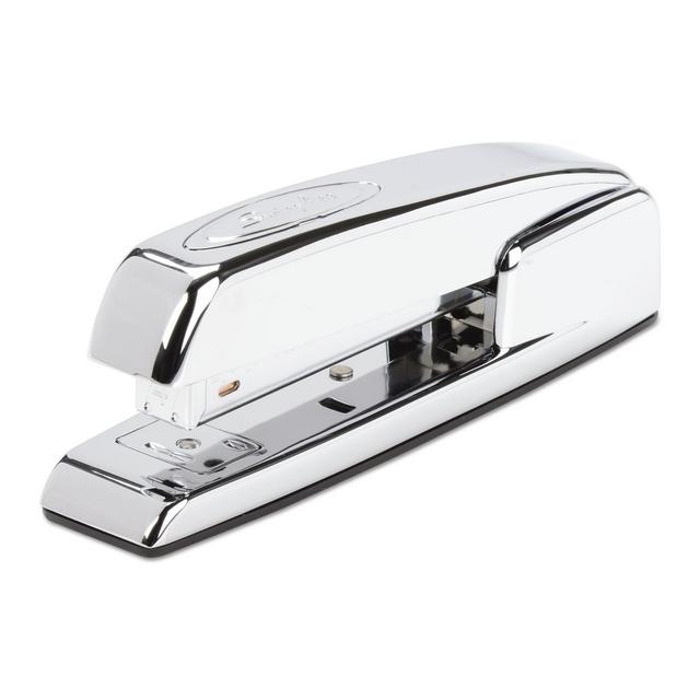 Swingline 747 Business Full Strip Desk Stapler 25-Sheet Capacity Polished Chrome 74720
