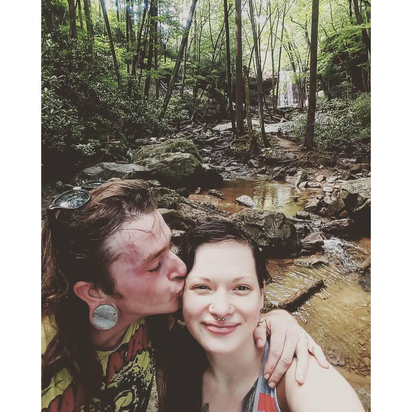 Camping at Ohiopyle.