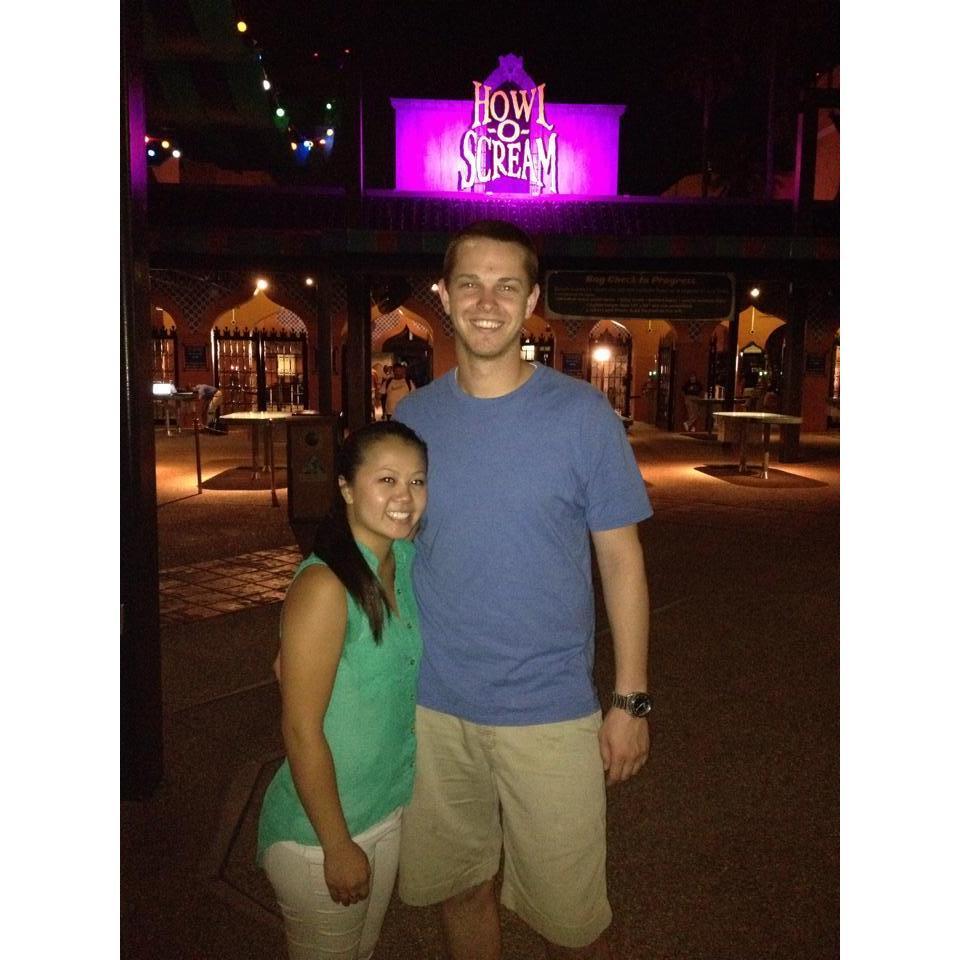 This was our first photo taken together