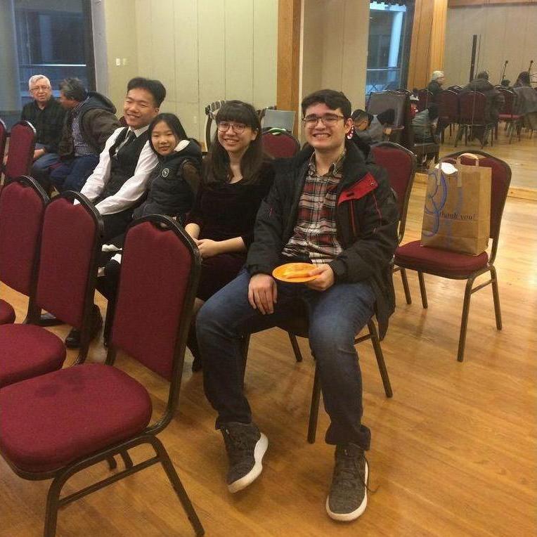 Us at church together