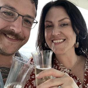 Romantic Dinner and Drinks on our Honeymoon