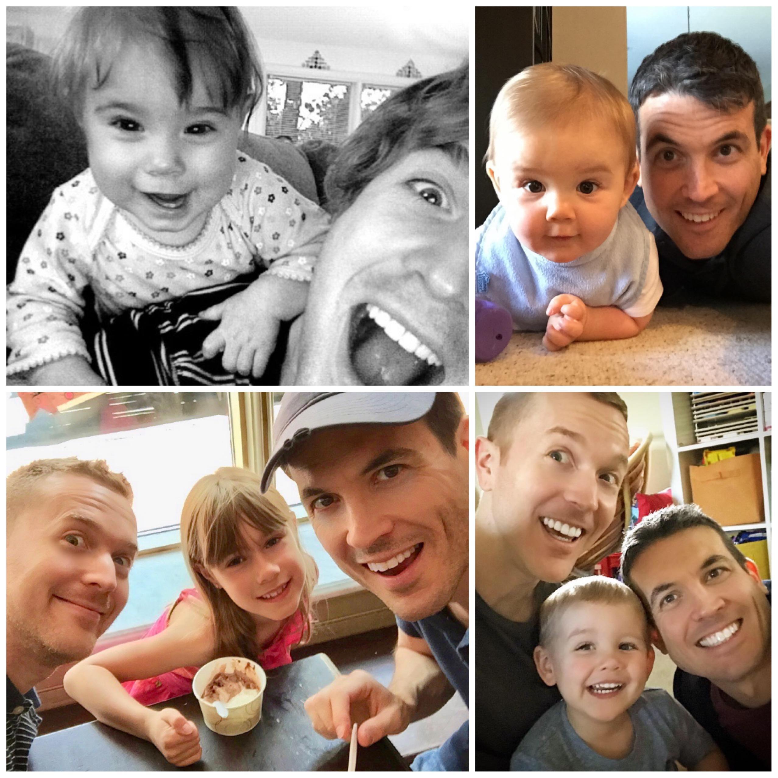 We get to be godfathers to our niece, Bethany Giselda, and our nephew, Shea Bradley.
