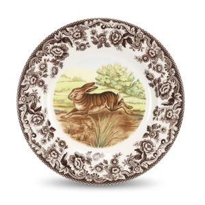 Spode Woodland 10.5" Dinner Plate, Rabbit