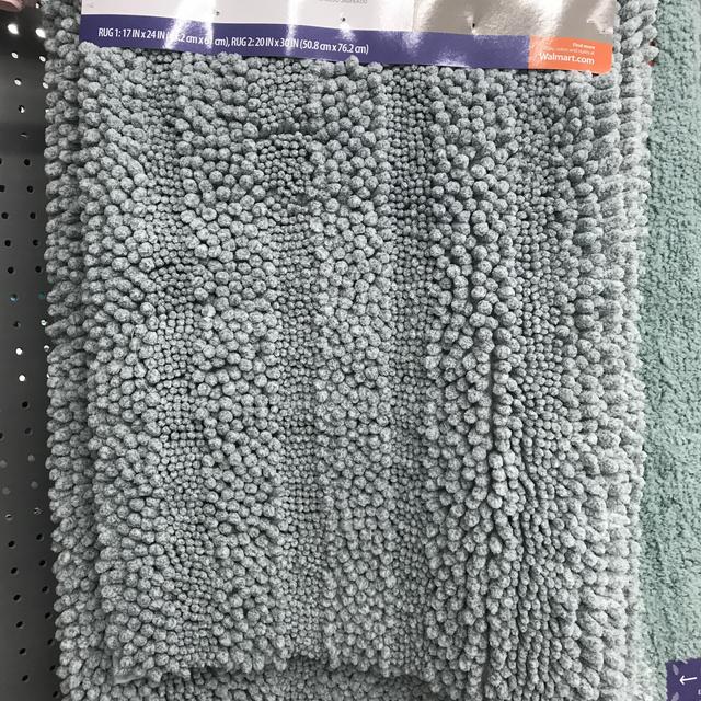 Bath rug set.  @ Walmart