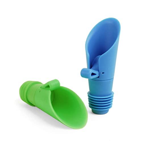 Rabbit Flipper Wine Pourer Bottle Stoppers (Assorted Colors, Set of 2)