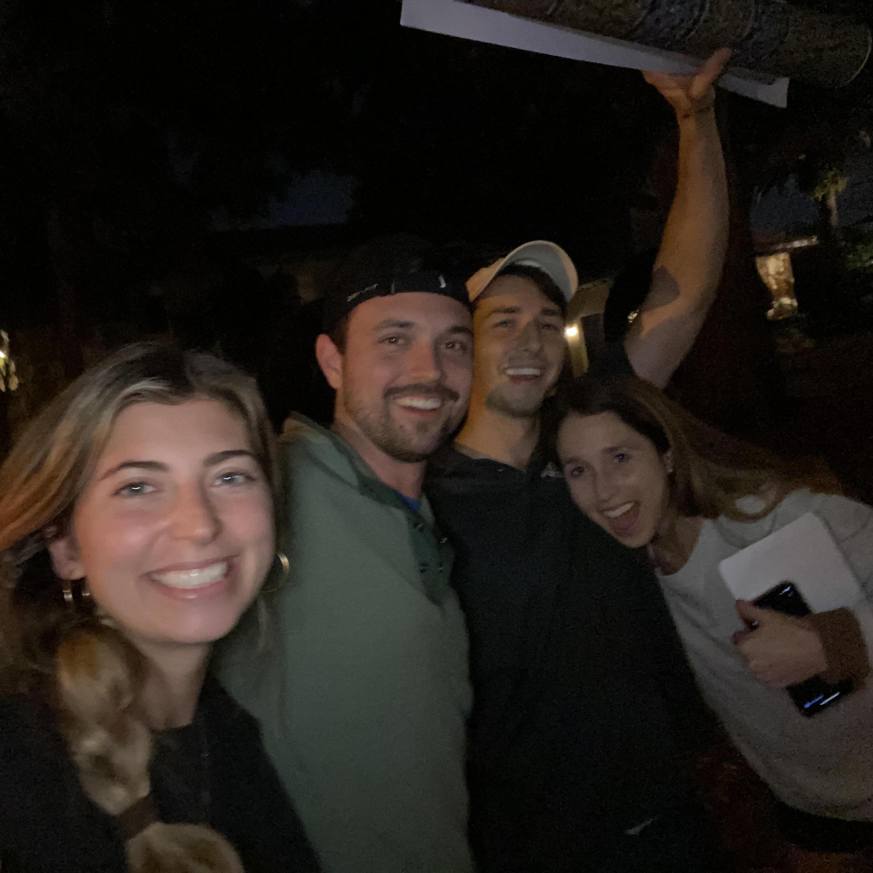 Asking the Thielmans to be in our wedding!