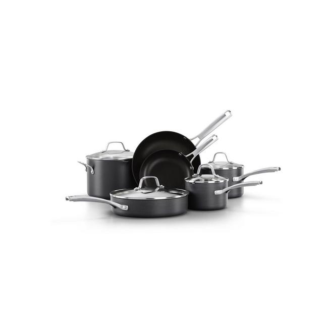 Calphalon Classic Hard-Anodized Aluminum Nonstick 10-Pc. Cookware Set