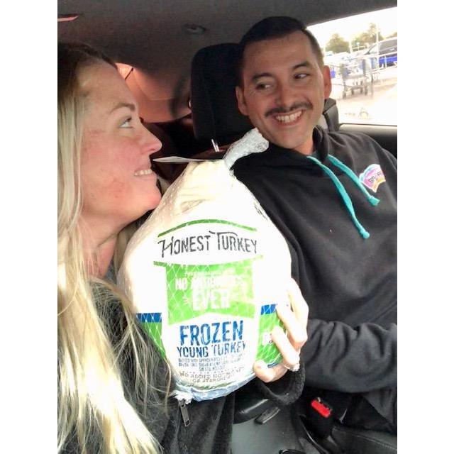 Sarah & Rayda's first time hosting Thanksgiving and buying the bird!