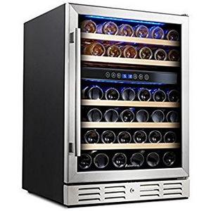 EdgeStar CWF340DZ 34 Bottle Wine Cooler with Compressor - Freestanding