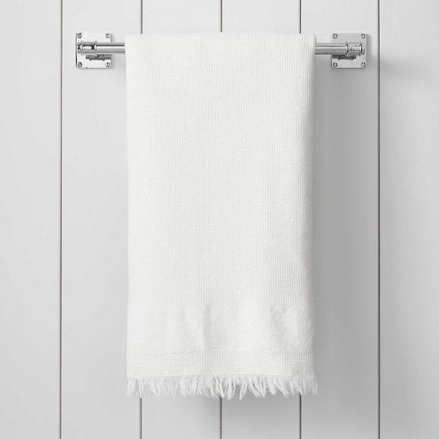 The Emily & Meritt Waffle Towel, Bath, White