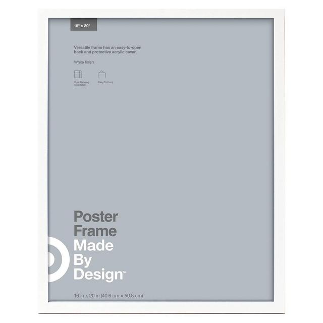 16" x 20" Poster Frame White - Made By Design™