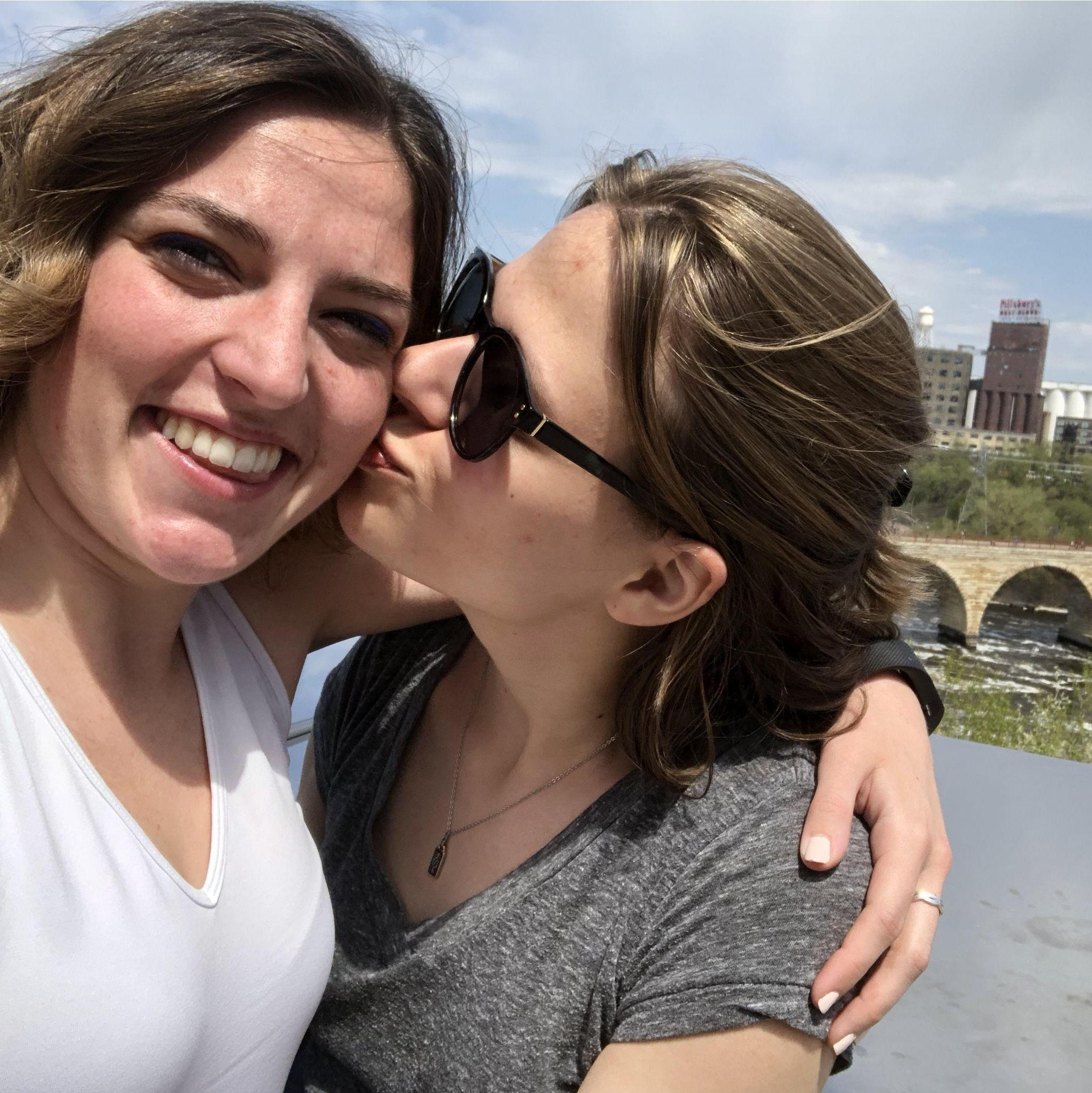 Every May we recreate our perfect date: a stroll by the Stone Arch Bridge, get food at the farmers market, and then see a show at the Guthrie theater.