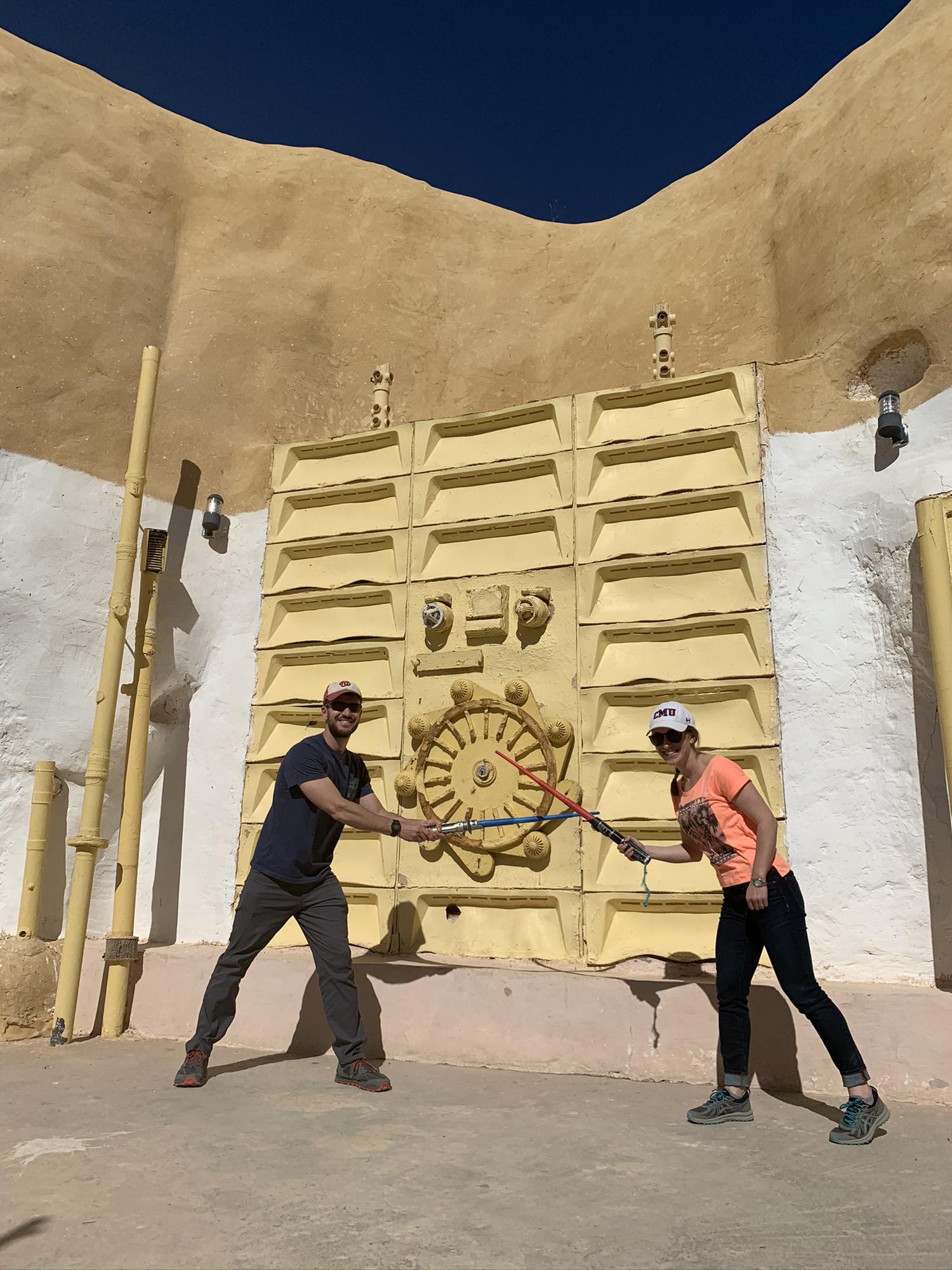 Luke's home in Matmata, Tunisia