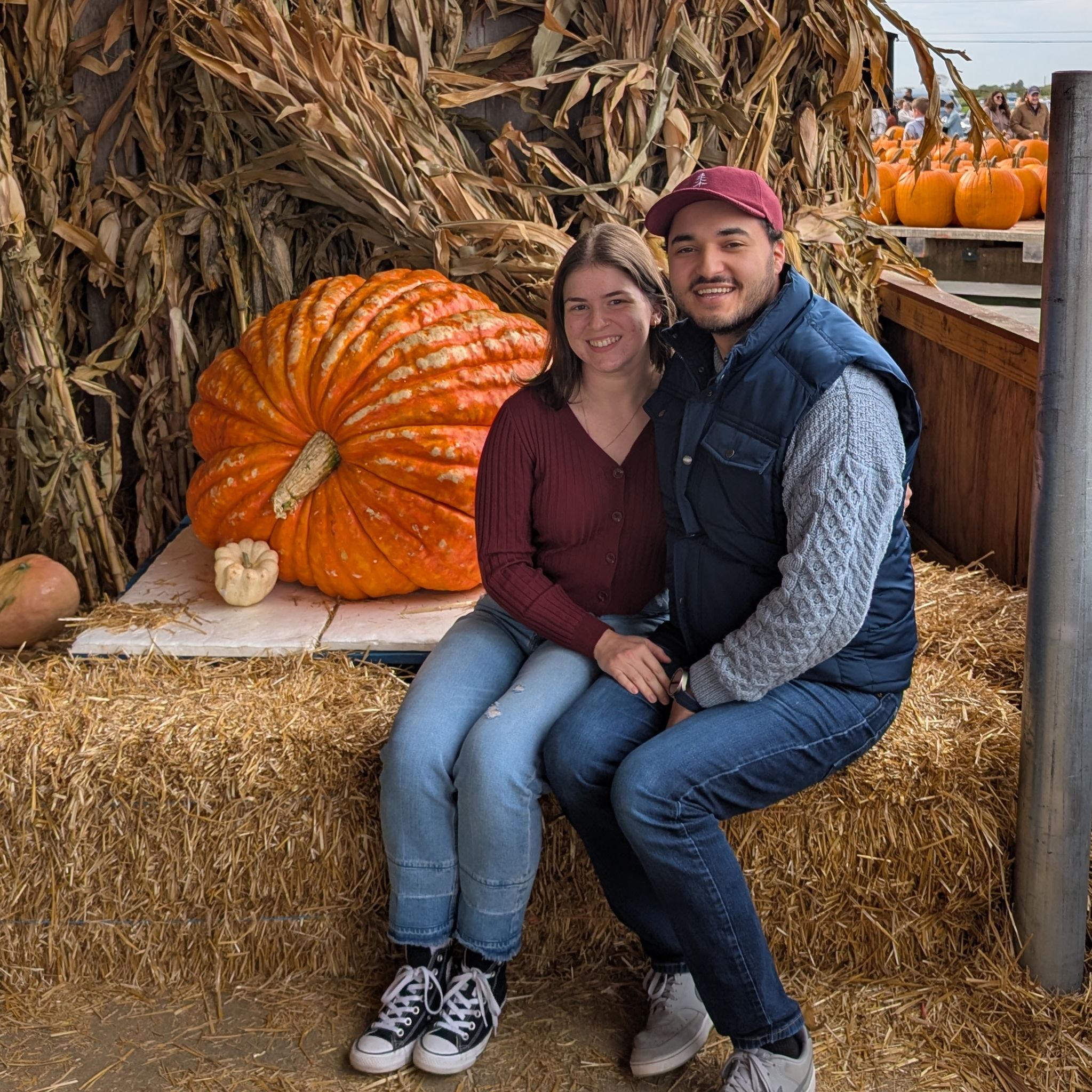 In our first fall together, we went to a pumpkin patch and enjoyed a lot of fun treats for the season.
