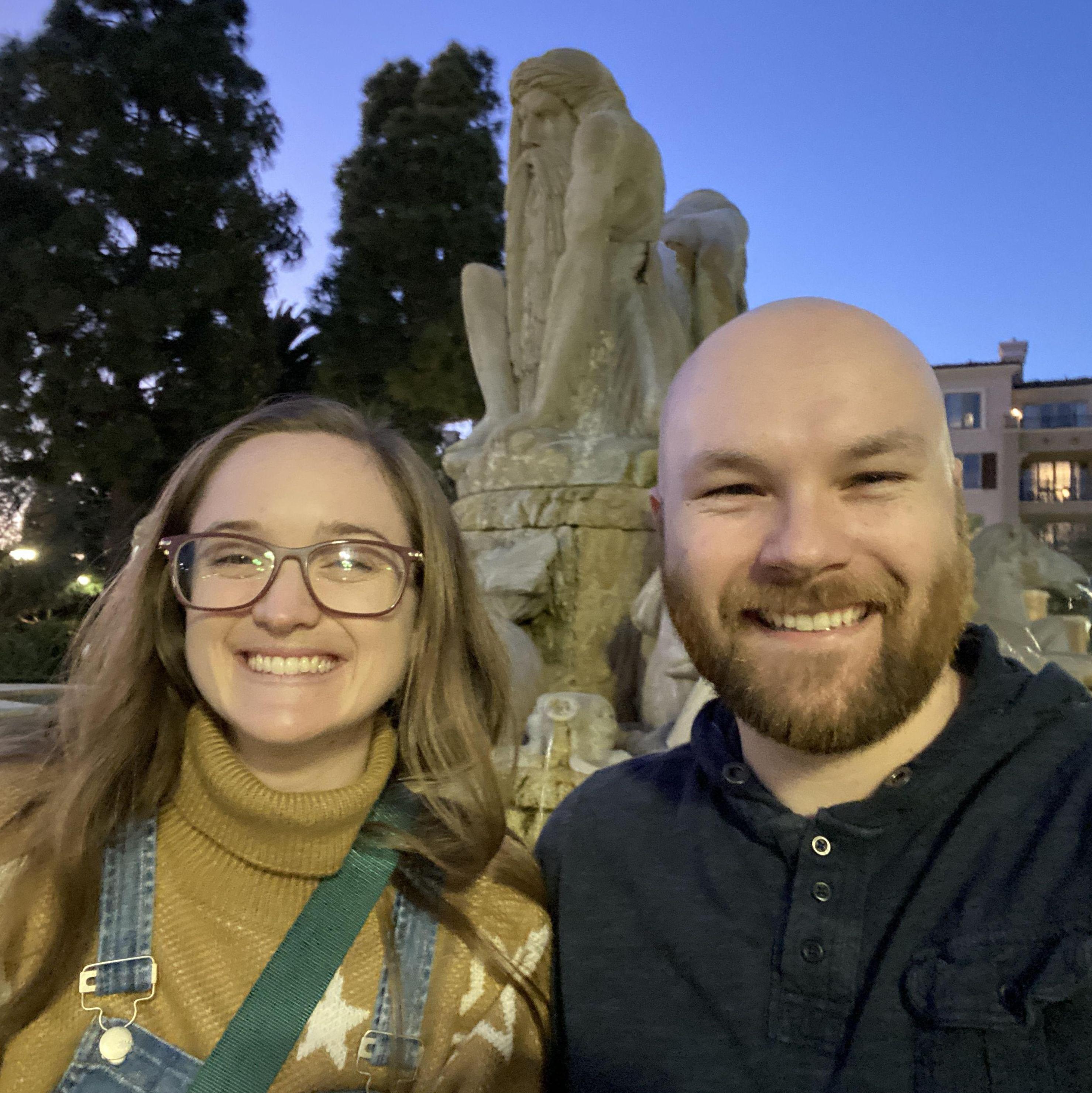 Left: person extremely oblivious to an imminent life event (proposal).
Right: person trying to keep their cool while initiating an imminent life event (proposal).