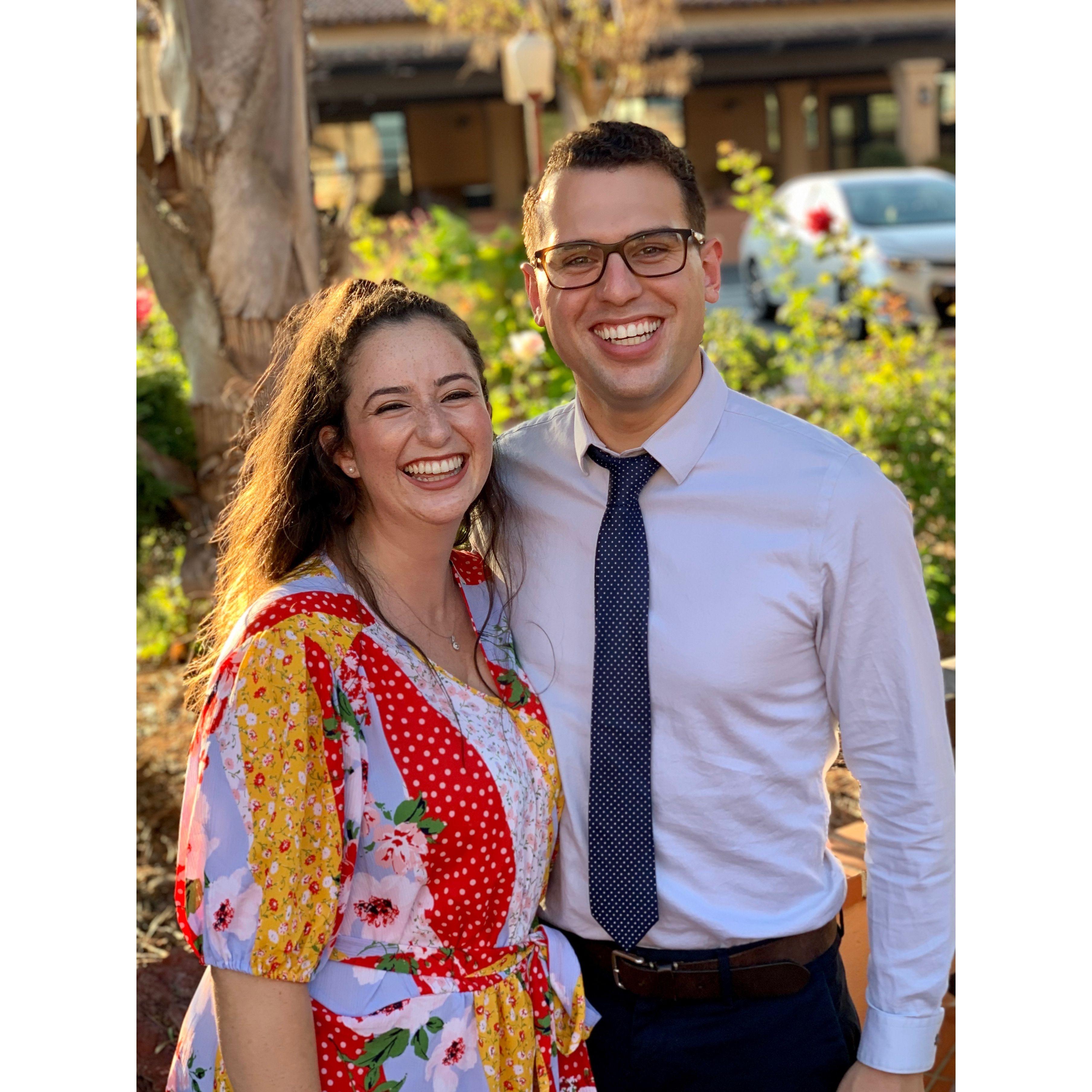 October 2019: They attended Stephen's cousin Chelsea's wedding; now she will be officiating theirs!