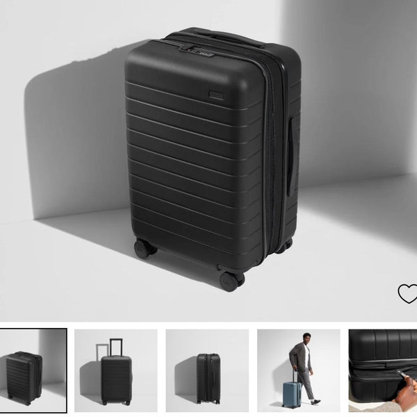 The Bigger Carry-On Flex in Jet Black