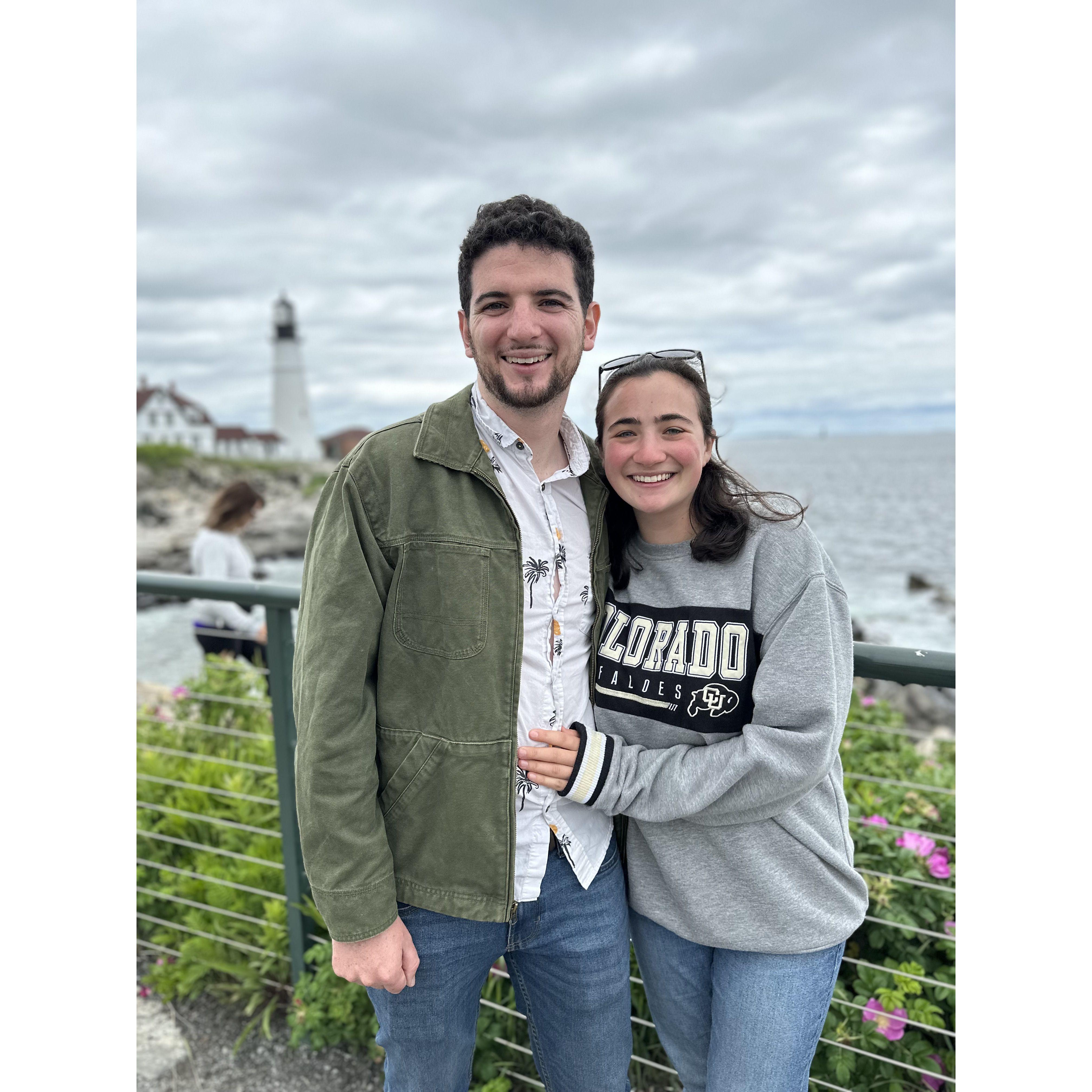 In 2023, we drove to the east coast to visit Jerry’s Maine family and see lots of loved ones. Unfortunately, a tick loved Jerry a little too much and landed him in the ER 1 week before Abigail moved.