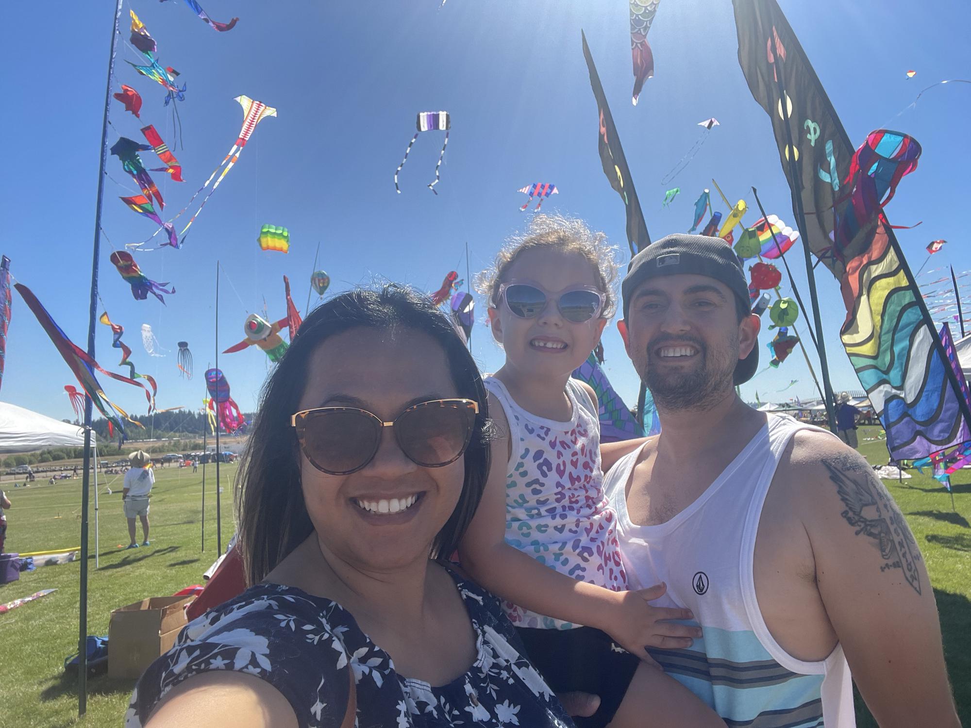 Summer Kite Festival with the family.
