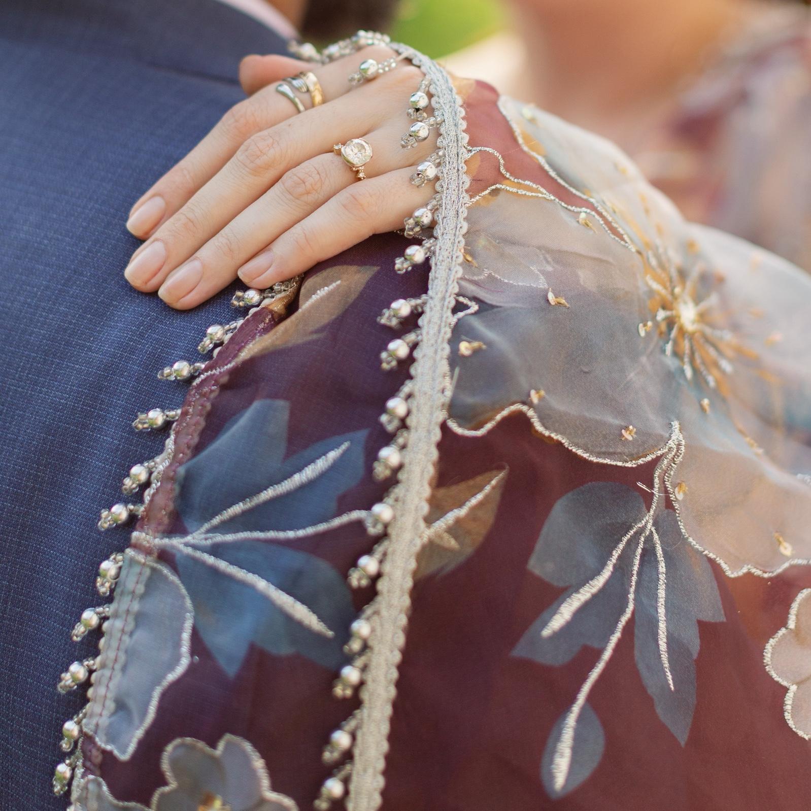 Colleen’s childhood friend helped design the ring and it was a really sentimental experience