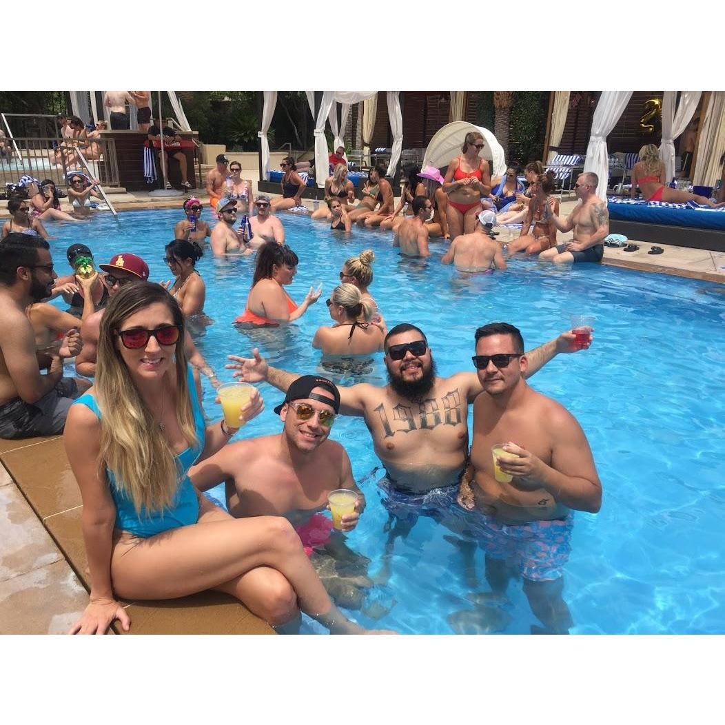 Jessica's welcome to Vegas party