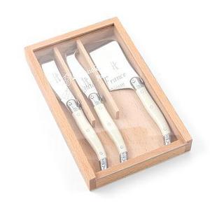 Laguiole Cheese Knives, Set of 3 - Ivory