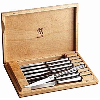 Wusthof 8-Piece Stainless-Steel Steak Knife Set with Wooden Gift Box