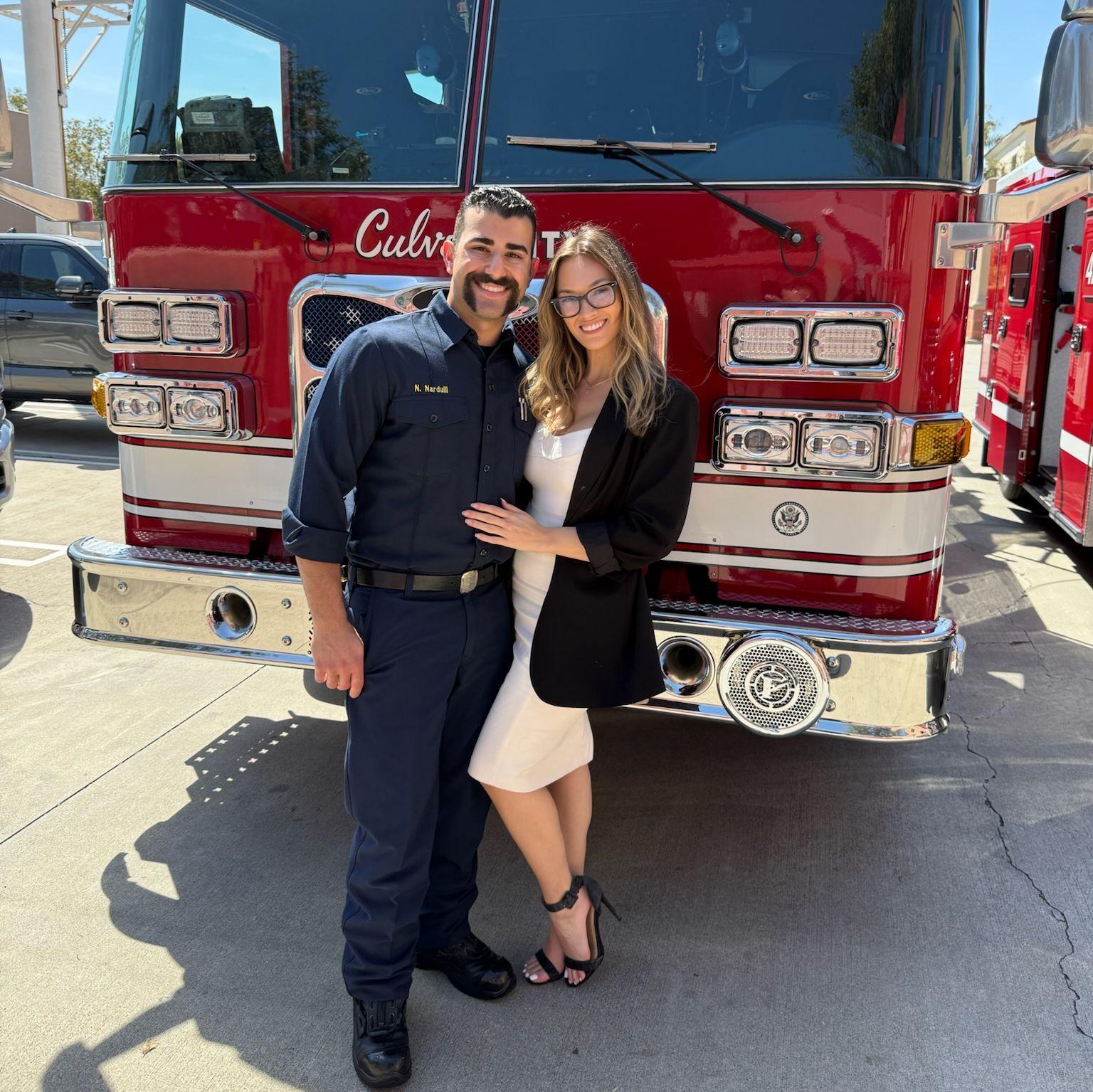 Pinning Day at the Firestation