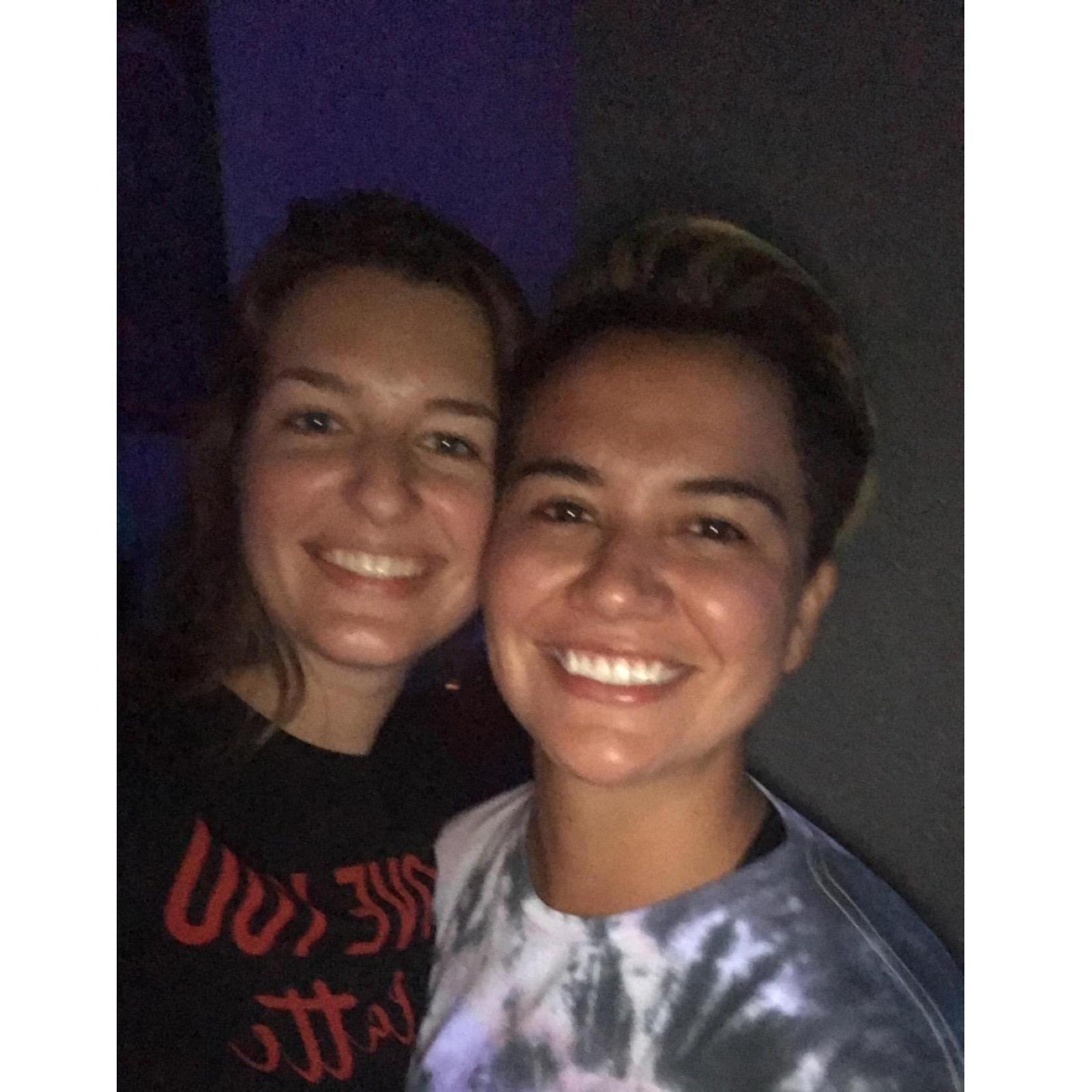 6 months after we started dating, we went back to the bar we ended up at during our first date!