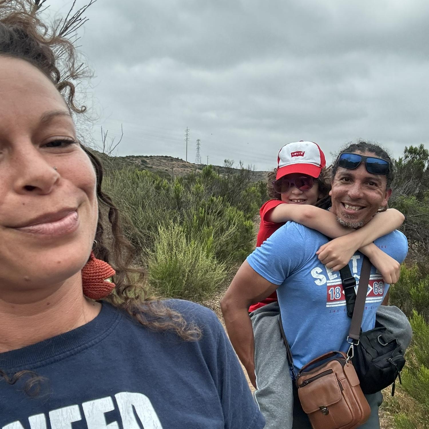 Hiking Mission Trails with Soren is always a fun adventure!