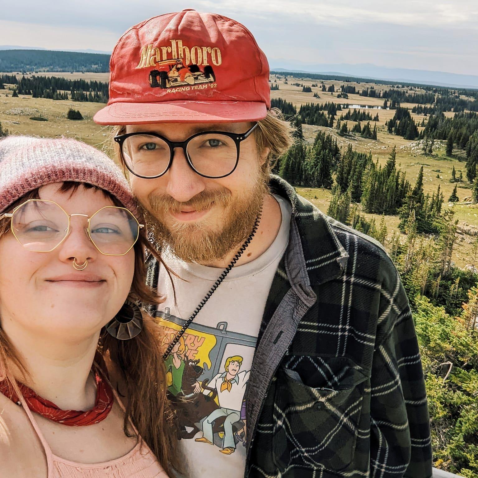 Camping in Wyoming's Snowy Range.
