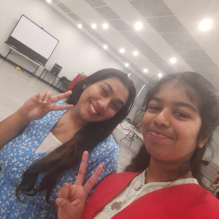 Grace & her confirmandee, Fiona D’Souza