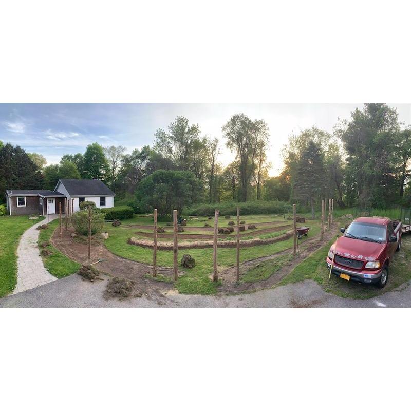 Farm in progress at the property we rent in North Salem, NY. Please visit us!