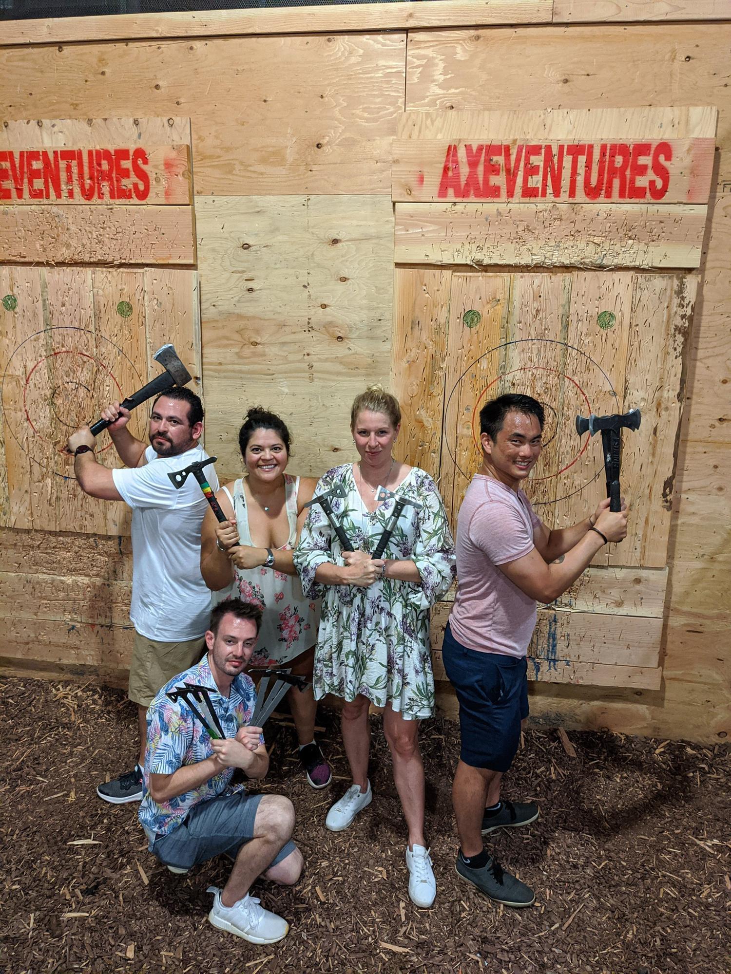 Ax throwing in San Diego