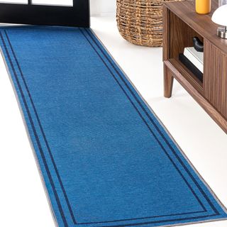 Sloane Classic 2-Stripe Border Washable Runner
