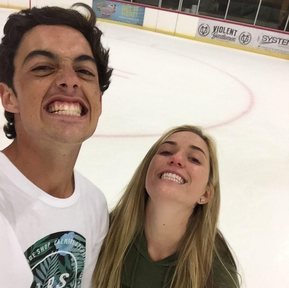 Our first picture together in 2016