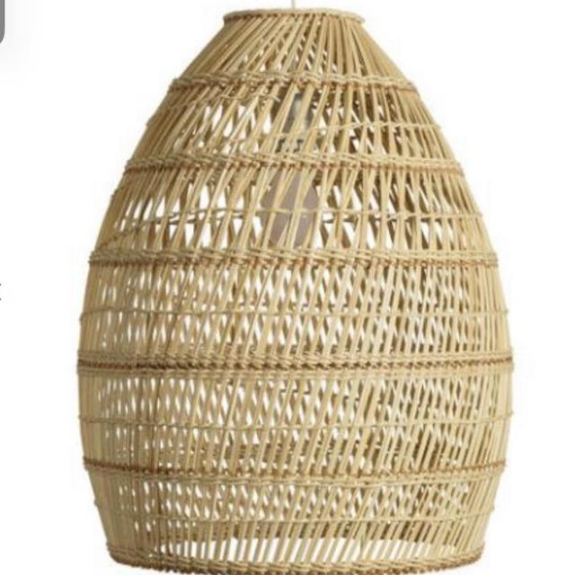 Woven Bamboo Pendant Shade