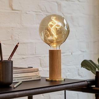 Knuckle Table Lamp with Voronoi I Bulb