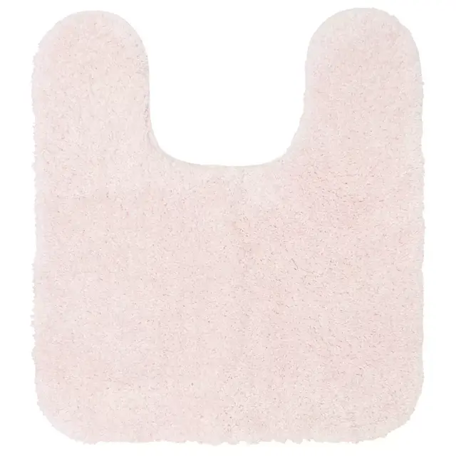 Simply Essential™ Tufted 20-Inch x 22-Inch Contour Bath Rug in Rosewater