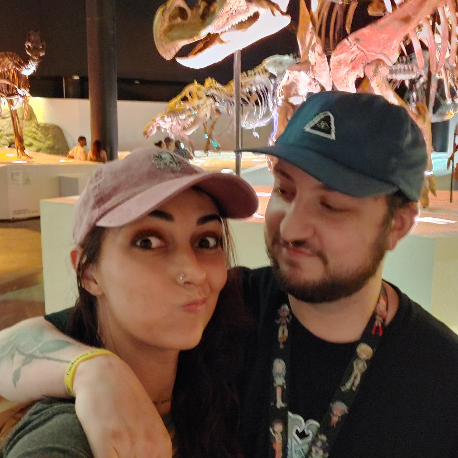 Our first overnight trip together was to Houston! We went to the zoo and the Museum of Natural Science.