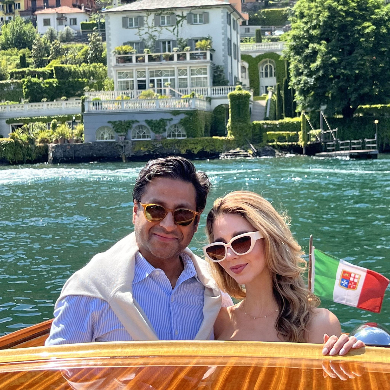 We spent the day on a boat in Lake Como and dreamed of getting married here one day!