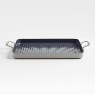 EvenCook Ceramic Nonstick Double Burner Grill Pan