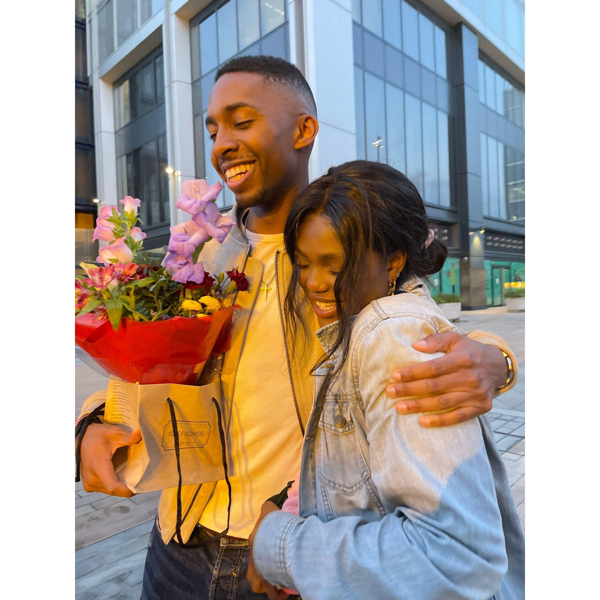 Terry's first trip to london. September 14th 2021. #dating #firstime we said I Love you