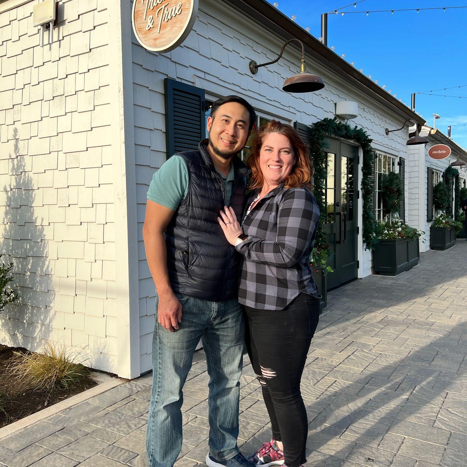 Our first outing as an engaged couple: The Magnolia Silos in Waco