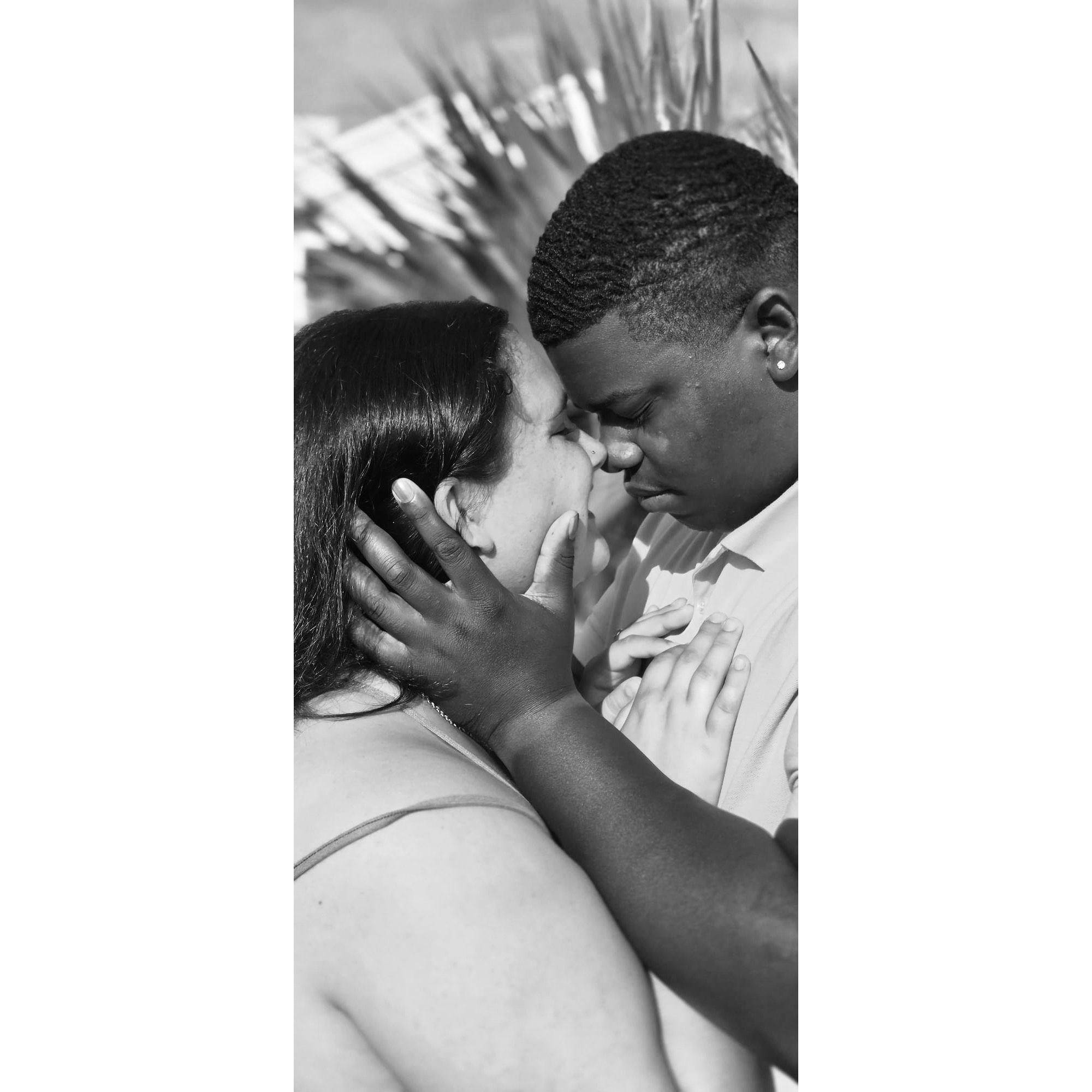 Our engagement shoot at the beach
