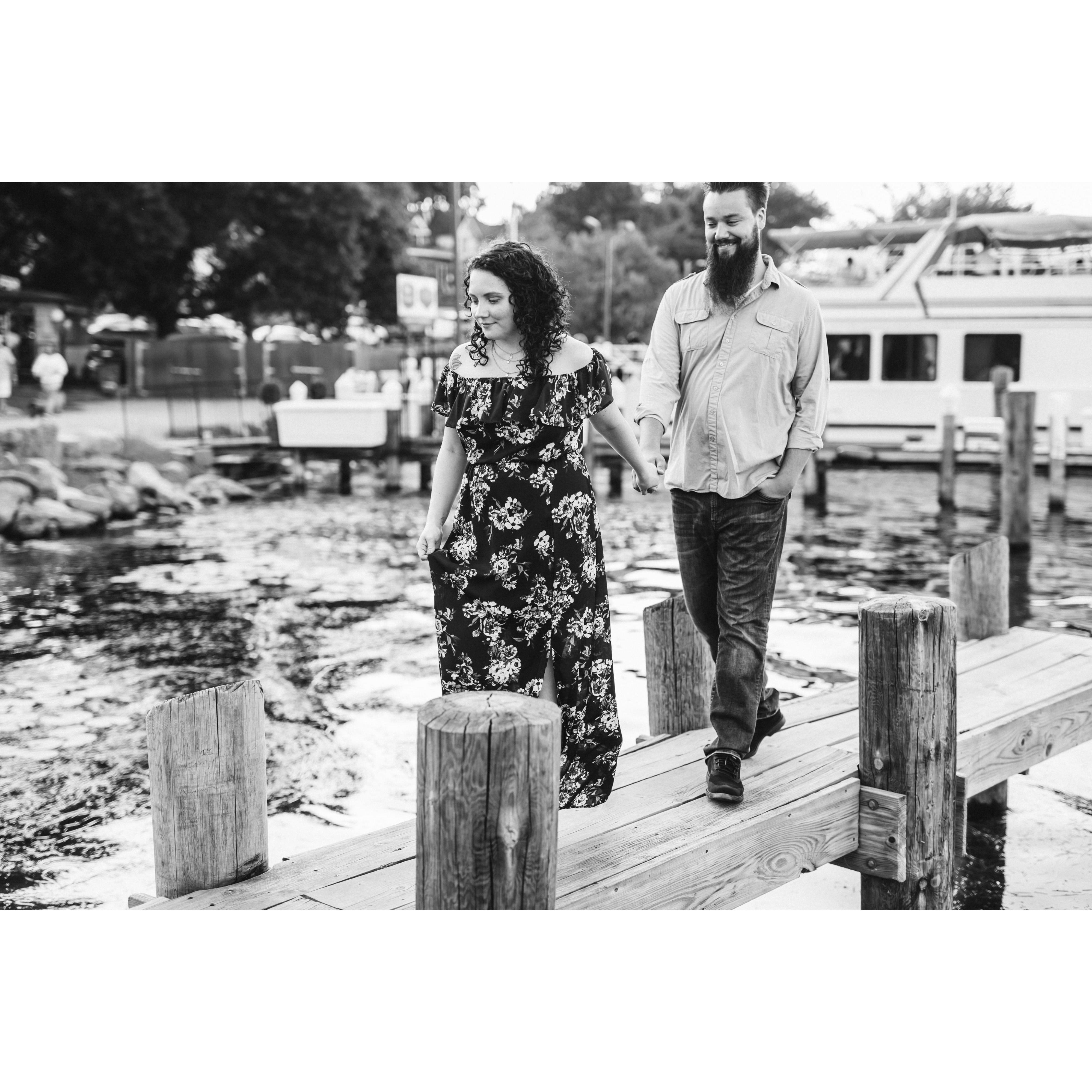 Engagement photos taken by Tessa June Photography