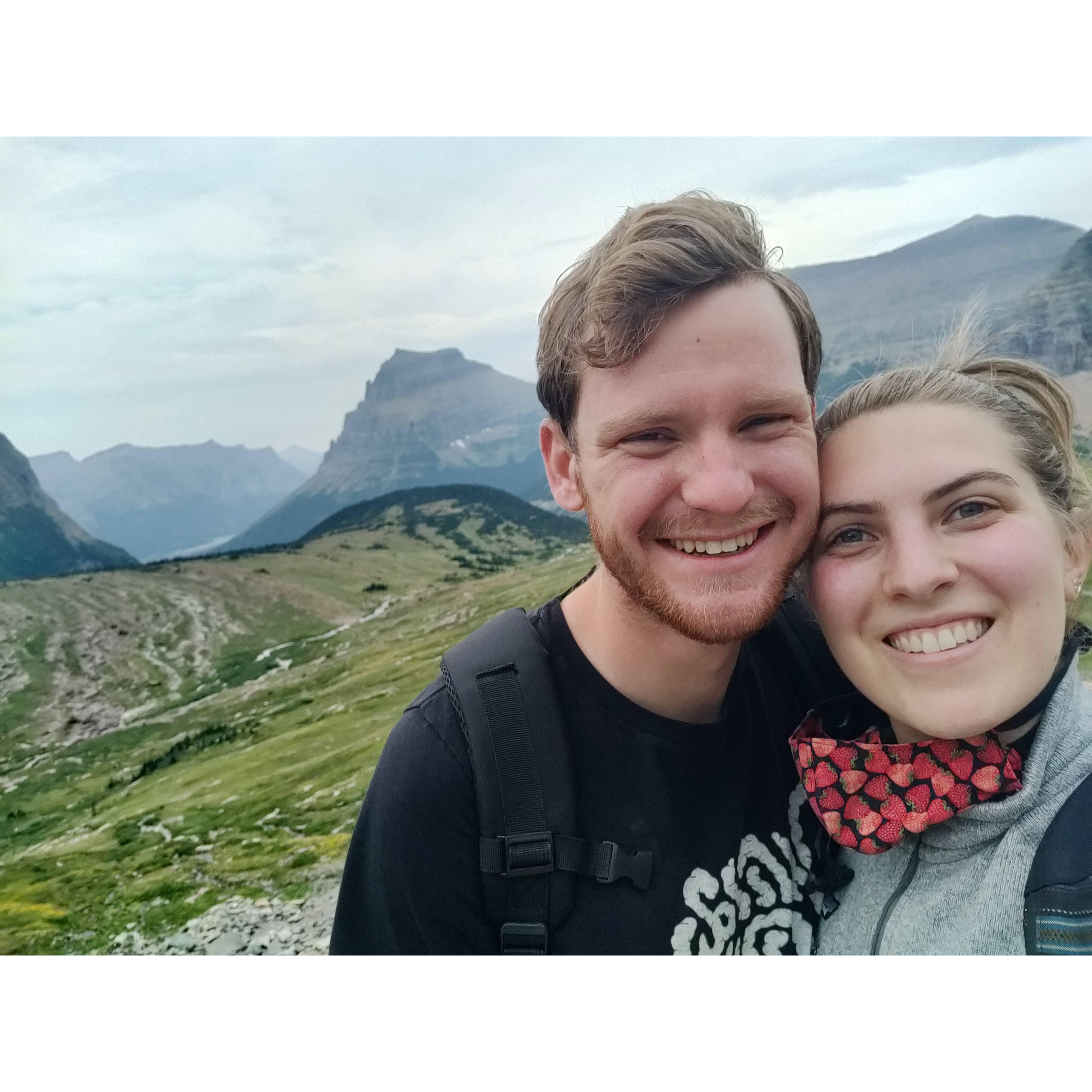 Taking advantage of east side living, Glacier National Park, August 2020